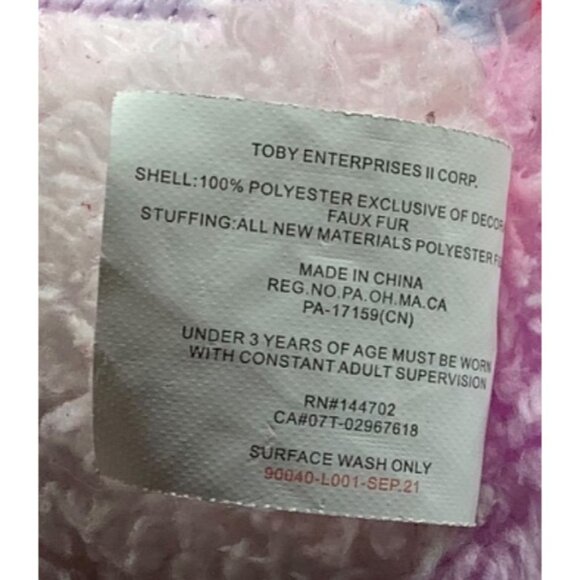 Puppy Dog Plush Stuffed Animal Purse Chain Strap Zip Open 9" Multicolor - Picture 4 of 7